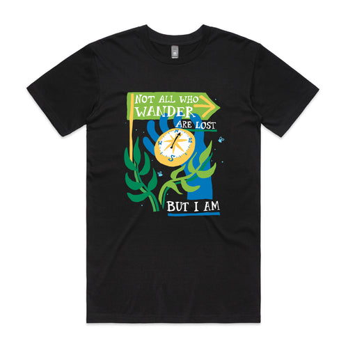 Wander Tee by Lonely Kids Club. All clothing from our T-shirts to our shorts and hoodies are ethically made, and printed packed and shipped from Sydney.