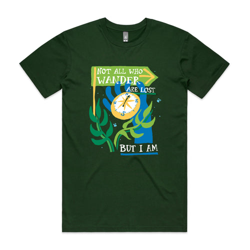 Wander Tee by Lonely Kids Club. All clothing from our T-shirts to our shorts and hoodies are ethically made, and printed packed and shipped from Sydney.