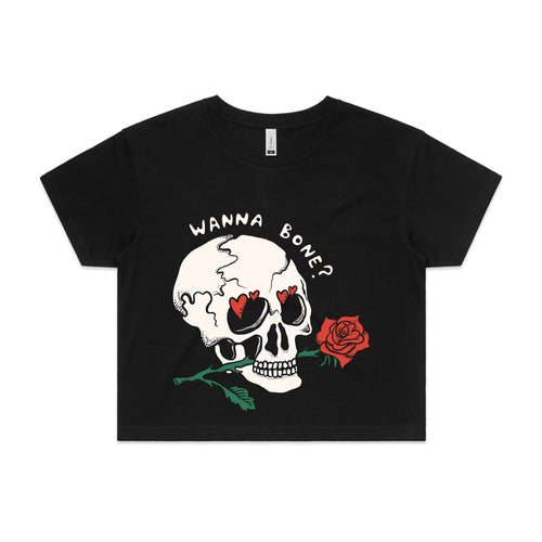 Wanna Bone Tee by Lonely Kids Club. All clothing from our T-shirts to our shorts and hoodies are ethically made, and printed packed and shipped from Sydney.