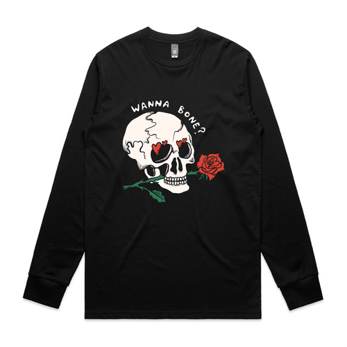 Wanna Bone Tee by Lonely Kids Club. All clothing from our T-shirts to our shorts and hoodies are ethically made, and printed packed and shipped from Sydney.