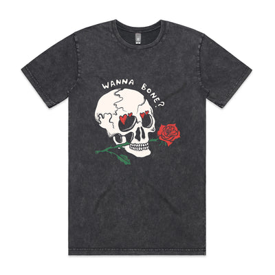 Wanna Bone Tee by Lonely Kids Club. All clothing from our T-shirts to our shorts and hoodies are ethically made, and printed packed and shipped from Sydney.