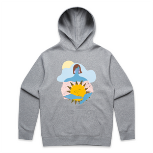 Warm Hug Hoodie by Lonely Kids Club. All clothing from our T-shirts to our shorts and hoodies are ethically made, and printed packed and shipped from Sydney.