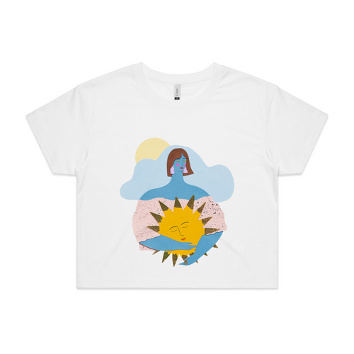 Warm Hug Tee by Lonely Kids Club. All clothing from our T-shirts to our shorts and hoodies are ethically made, and printed packed and shipped from Sydney.