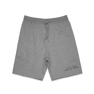 Wash Ya Hands Shorts by Lonely Kids Club. All clothing from our T-shirts to our shorts and hoodies are ethically made, and printed packed and shipped from Sydney.