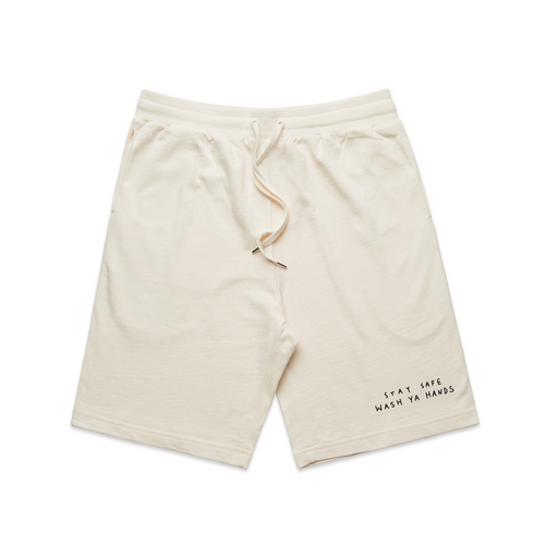 Wash Ya Hands Shorts by Lonely Kids Club. All clothing from our T-shirts to our shorts and hoodies are ethically made, and printed packed and shipped from Sydney.