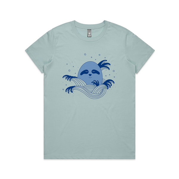 Water Elemental Egg Sloth Tee