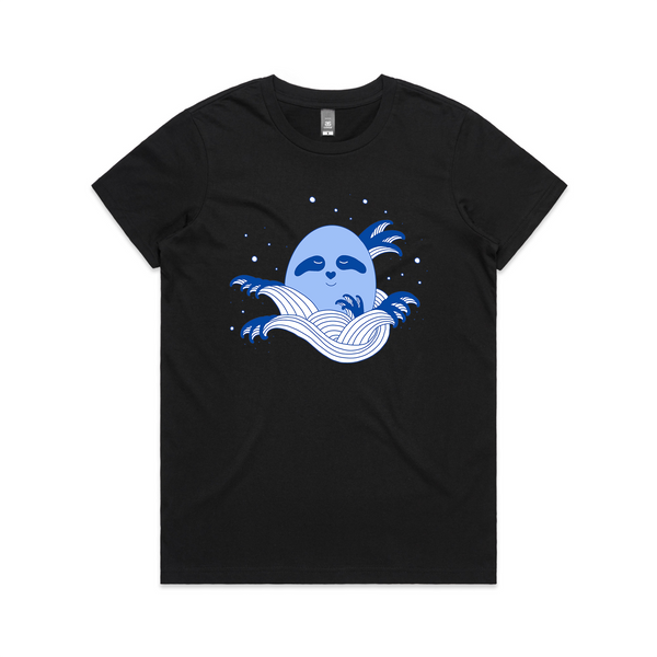 Water Elemental Egg Sloth Tee