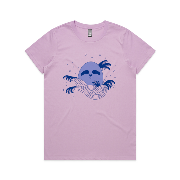 Water Elemental Egg Sloth Tee