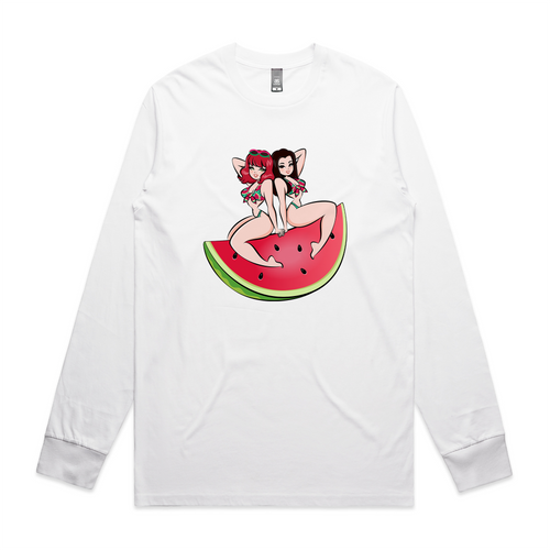 Watermelon Girls by Lonely Kids Club. All clothing from our T-shirts to our shorts and hoodies are ethically made, and printed packed and shipped from Sydney.
