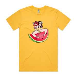Watermelon Girls by Lonely Kids Club. All clothing from our T-shirts to our shorts and hoodies are ethically made, and printed packed and shipped from Sydney.