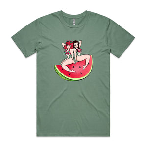 Watermelon Girls by Lonely Kids Club. All clothing from our T-shirts to our shorts and hoodies are ethically made, and printed packed and shipped from Sydney.