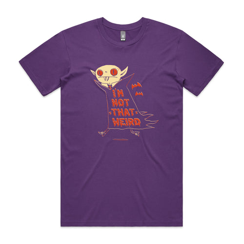 Not That Weird Tee by Lonely Kids Club. All clothing from our T-shirts to our shorts and hoodies are ethically made, and printed packed and shipped from Sydney.