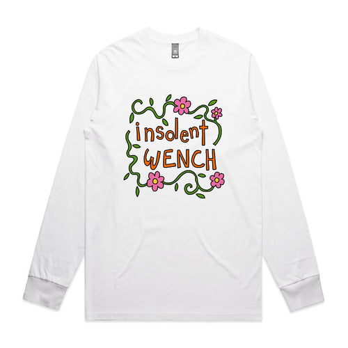 Insolent Wench Tee by Lonely Kids Club. All clothing from our T-shirts to our shorts and hoodies are ethically made, and printed packed and shipped from Sydney.