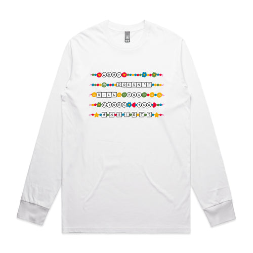 What Doesn't Kill You Tee by Lonely Kids Club. All clothing from our T-shirts to our shorts and hoodies are ethically made, and printed packed and shipped from Sydney.