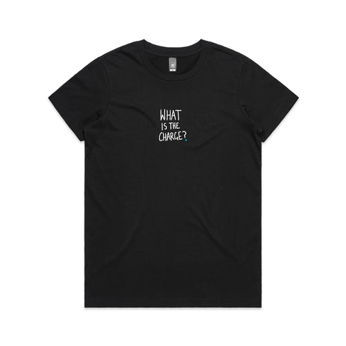 What Is The Charge Tee by Lonely Kids Club. All clothing from our T-shirts to our shorts and hoodies are ethically made, and printed packed and shipped from Sydney.