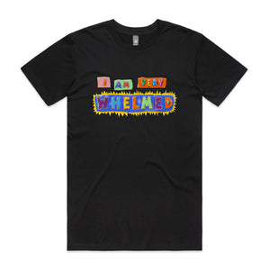 Whelmed Tee by Lonely Kids Club. All clothing from our T-shirts to our shorts and hoodies are ethically made, and printed packed and shipped from Sydney.