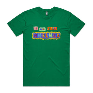 Whelmed Tee by Lonely Kids Club. All clothing from our T-shirts to our shorts and hoodies are ethically made, and printed packed and shipped from Sydney.