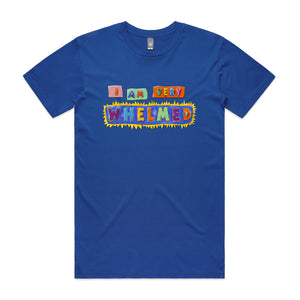 Whelmed Tee by Lonely Kids Club. All clothing from our T-shirts to our shorts and hoodies are ethically made, and printed packed and shipped from Sydney.