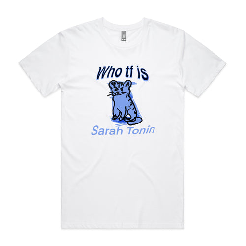 Who TF Tee by Lonely Kids Club. All clothing from our T-shirts to our shorts and hoodies are ethically made, and printed packed and shipped from Sydney.