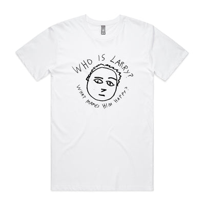 Who Is Larry Tee by Lonely Kids Club. All clothing from our T-shirts to our shorts and hoodies are ethically made, and printed packed and shipped from Sydney.
