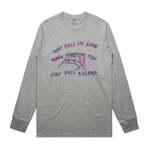Why Fall In Love Tee by Lonely Kids Club. All clothing from our T-shirts to our shorts and hoodies are ethically made, and printed packed and shipped from Sydney.