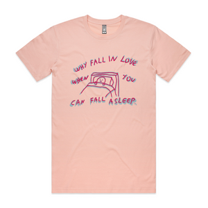 Why Fall In Love Tee by Lonely Kids Club. All clothing from our T-shirts to our shorts and hoodies are ethically made, and printed packed and shipped from Sydney.