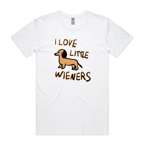 Little Wieners Tee by Lonely Kids Club. All clothing from our T-shirts to our shorts and hoodies are ethically made, and printed packed and shipped from Sydney.