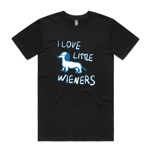 Little Wieners Tee by Lonely Kids Club. All clothing from our T-shirts to our shorts and hoodies are ethically made, and printed packed and shipped from Sydney.