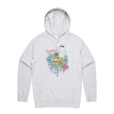 Winston Hobbies Hoodie by Lonely Kids Club. All clothing from our T-shirts to our shorts and hoodies are ethically made, and printed packed and shipped from Sydney.