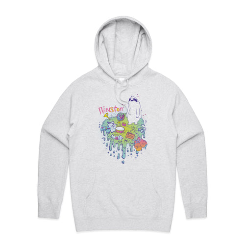 Winston Hobbies Hoodie by Lonely Kids Club. All clothing from our T-shirts to our shorts and hoodies are ethically made, and printed packed and shipped from Sydney.