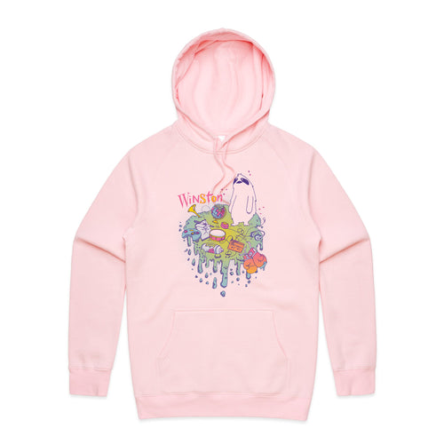 Winston Hobbies Hoodie by Lonely Kids Club. All clothing from our T-shirts to our shorts and hoodies are ethically made, and printed packed and shipped from Sydney.