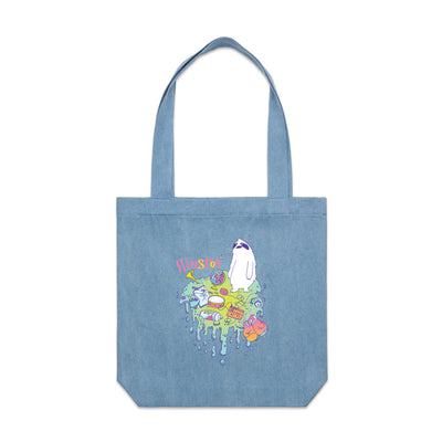 Winston Hobbies Tote by Lonely Kids Club. All clothing from our T-shirts to our shorts and hoodies are ethically made, and printed packed and shipped from Sydney.