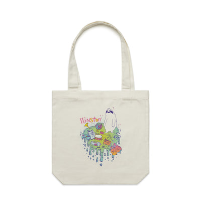 Winston Hobbies Tote by Lonely Kids Club. All clothing from our T-shirts to our shorts and hoodies are ethically made, and printed packed and shipped from Sydney.