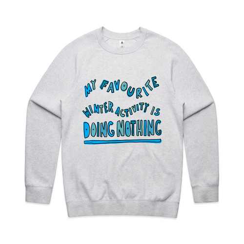 Winter Activity Jumper by Lonely Kids Club. All clothing from our T-shirts to our shorts and hoodies are ethically made, and printed packed and shipped from Sydney.