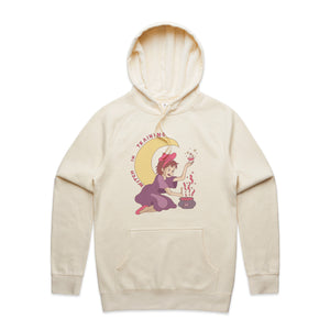 Witch In Training Hoodie by Lonely Kids Club. All clothing from our T-shirts to our shorts and hoodies are ethically made, and printed packed and shipped from Sydney.