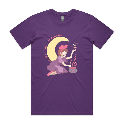 Witch In Training Tee by Lonely Kids Club. All clothing from our T-shirts to our shorts and hoodies are ethically made, and printed packed and shipped from Sydney.