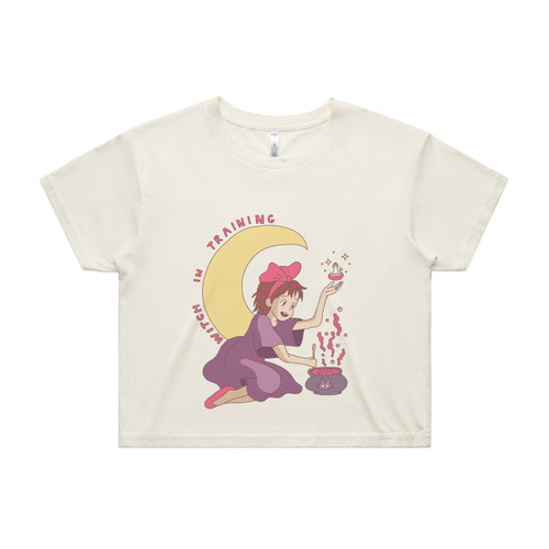 Witch In Training Tee by Lonely Kids Club. All clothing from our T-shirts to our shorts and hoodies are ethically made, and printed packed and shipped from Sydney.