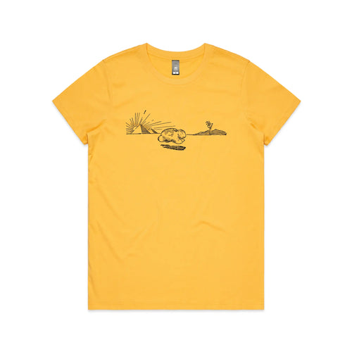 Wombat Tee by Lonely Kids Club. All clothing from our T-shirts to our shorts and hoodies are ethically made, and printed packed and shipped from Sydney.