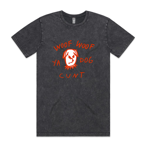 Woof Woof Tee by Lonely Kids Club. All clothing from our T-shirts to our shorts and hoodies are ethically made, and printed packed and shipped from Sydney.