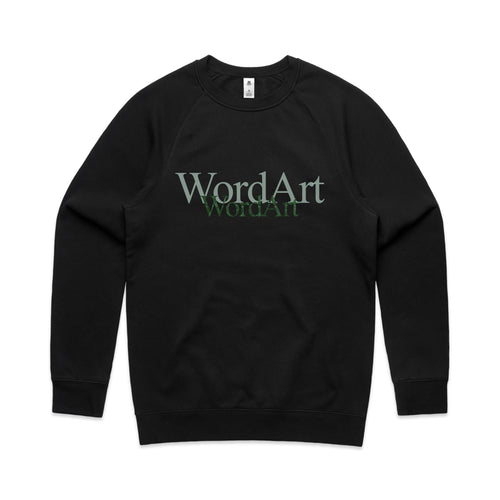 Word Art Jumper by Lonely Kids Club. All clothing from our T-shirts to our shorts and hoodies are ethically made, and printed packed and shipped from Sydney.
