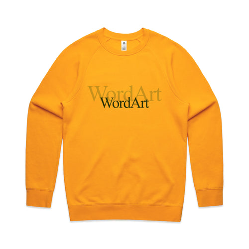 Word Art Jumper by Lonely Kids Club. All clothing from our T-shirts to our shorts and hoodies are ethically made, and printed packed and shipped from Sydney.