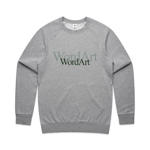 Word Art Jumper by Lonely Kids Club. All clothing from our T-shirts to our shorts and hoodies are ethically made, and printed packed and shipped from Sydney.