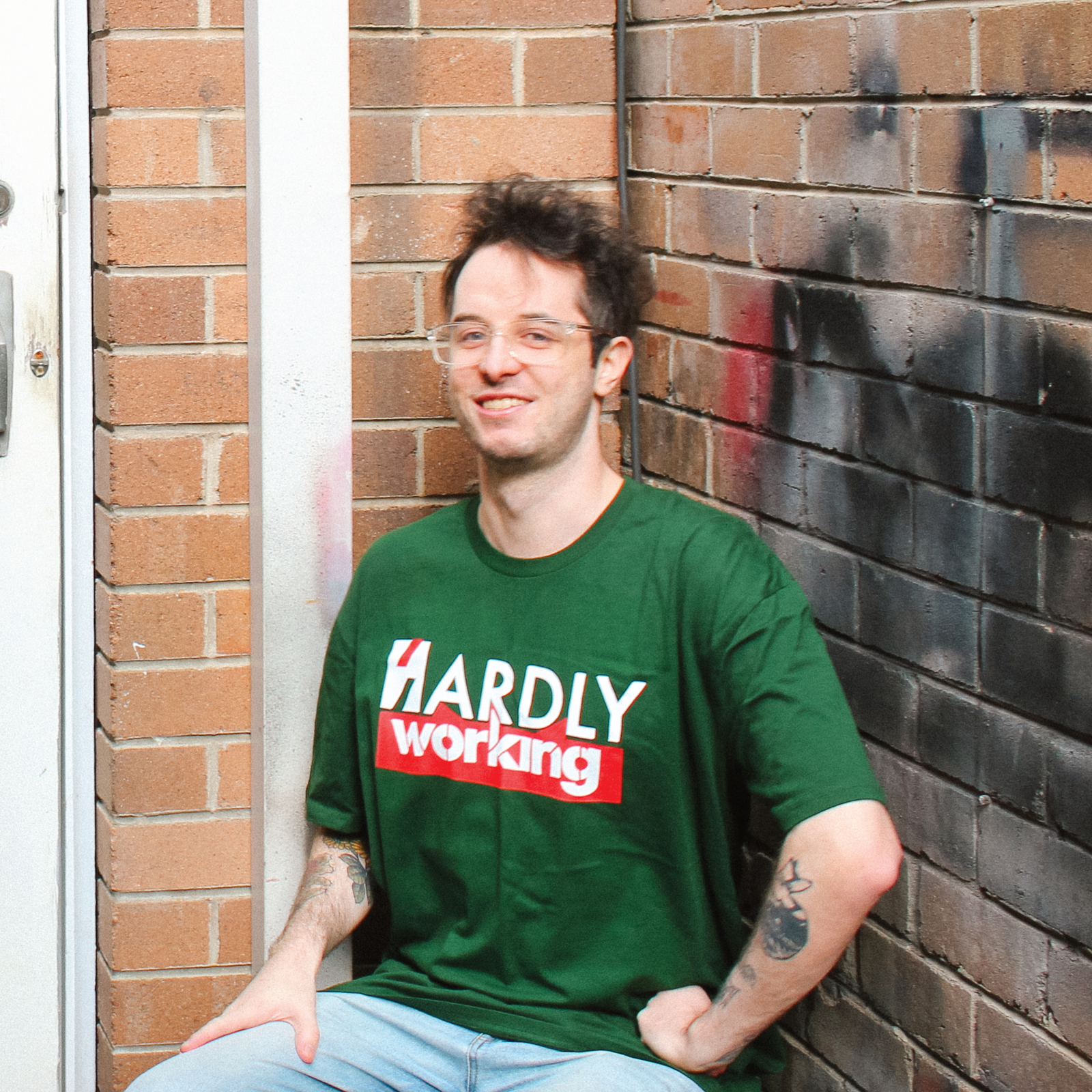 Hardly Working t-shirt by Lonely Kids Club