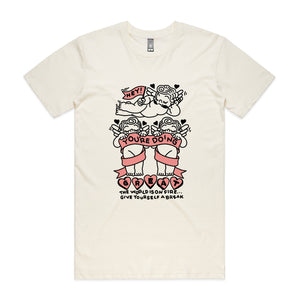 World On Fire Tee by Lonely Kids Club. All clothing from our T-shirts to our shorts and hoodies are ethically made, and printed packed and shipped from Sydney.