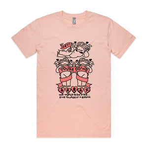 World On Fire Tee by Lonely Kids Club. All clothing from our T-shirts to our shorts and hoodies are ethically made, and printed packed and shipped from Sydney.