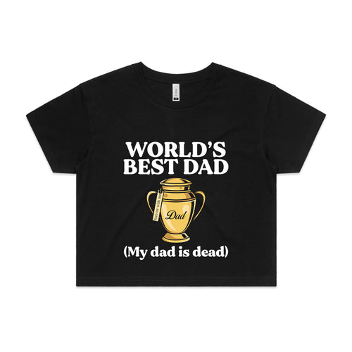 World's Best Dad Tee by Lonely Kids Club. All clothing from our T-shirts to our shorts and hoodies are ethically made, and printed packed and shipped from Sydney.