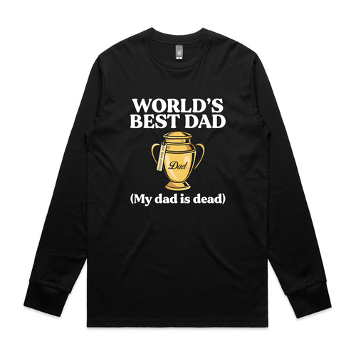 World's Best Dad Tee by Lonely Kids Club. All clothing from our T-shirts to our shorts and hoodies are ethically made, and printed packed and shipped from Sydney.