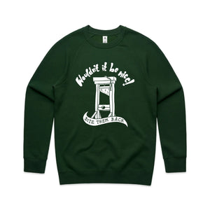 Wouldn't It Be Nice Jumper by Lonely Kids Club. All clothing from our T-shirts to our shorts and hoodies are ethically made, and printed packed and shipped from Sydney.