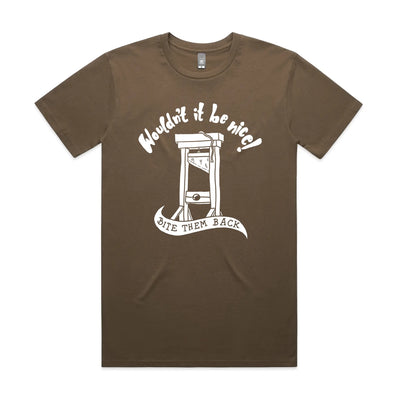 Wouldn't It Be Nice Tee by Lonely Kids Club. All clothing from our T-shirts to our shorts and hoodies are ethically made, and printed packed and shipped from Sydney.