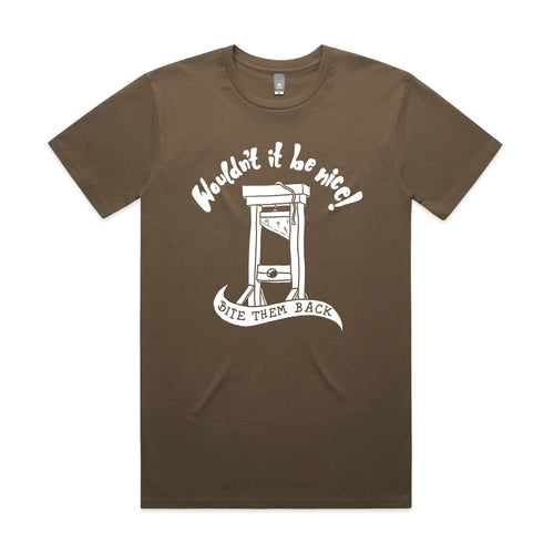 Wouldn't It Be Nice Tee by Lonely Kids Club. All clothing from our T-shirts to our shorts and hoodies are ethically made, and printed packed and shipped from Sydney.
